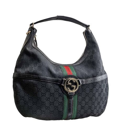 gucci monogram black rubberized case pouch|Gucci monogram bag vintage.